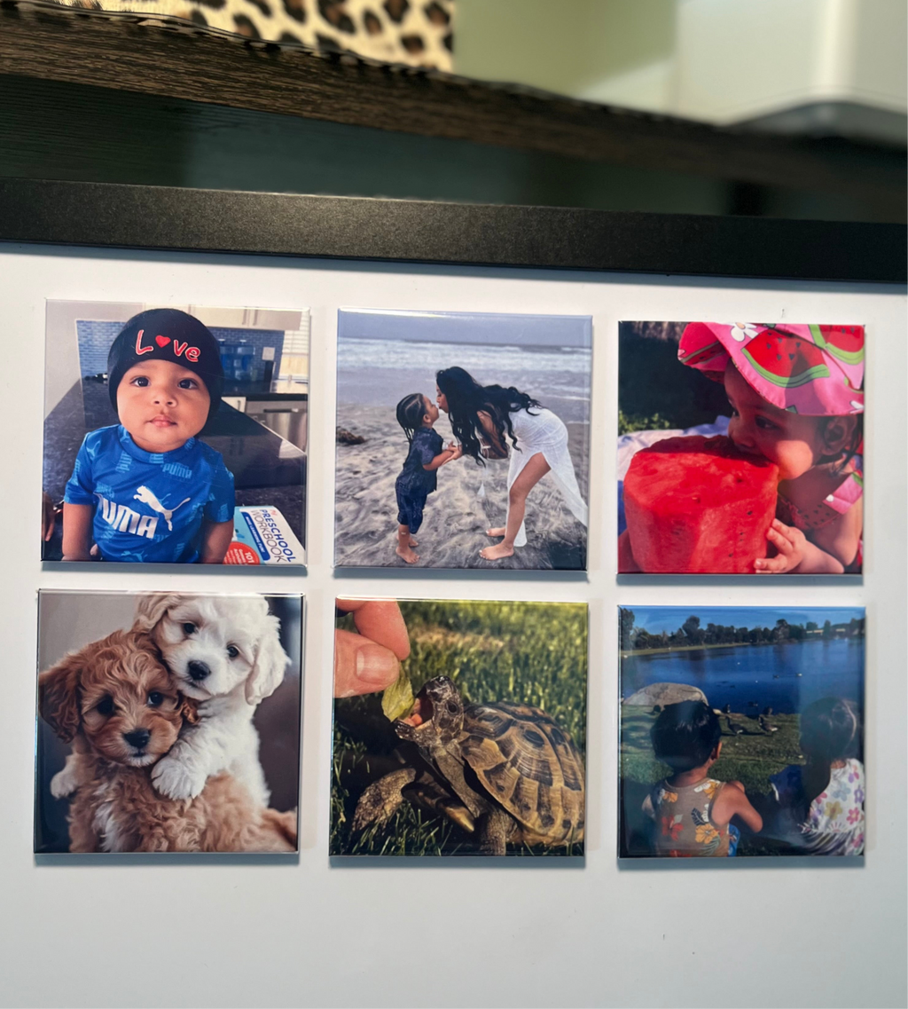 6 Pack - Custom Photo Magnets